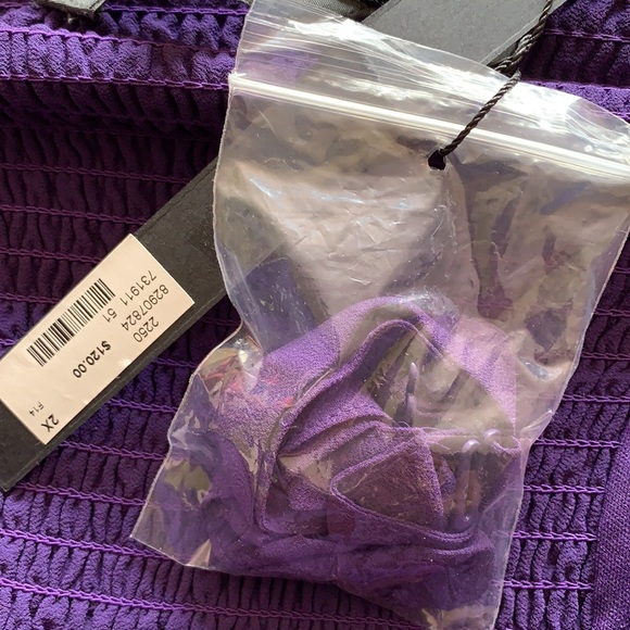 Purple Cocktail Dress - Picture 6 of 8